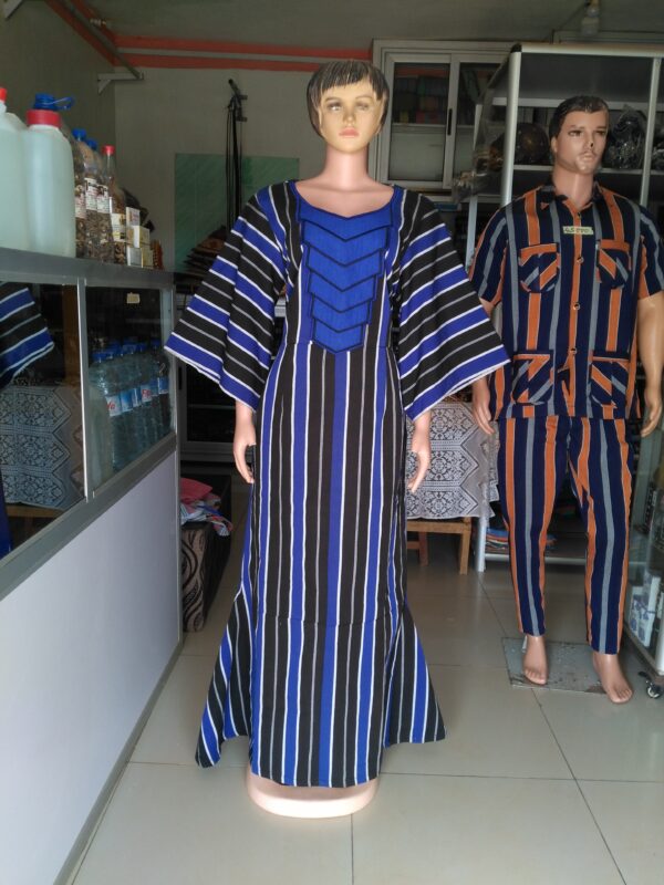 Robe en pagne tissé longue – Image 3
