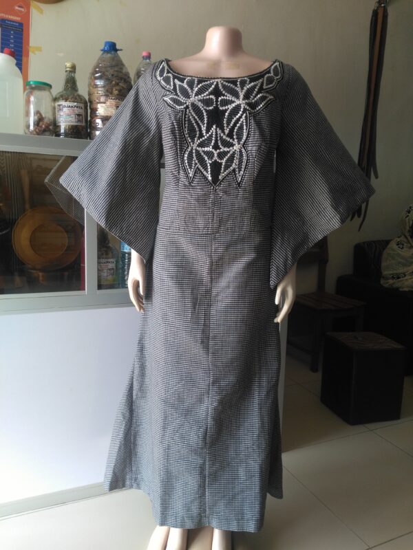 Robe en pagne tissé longue – Image 2
