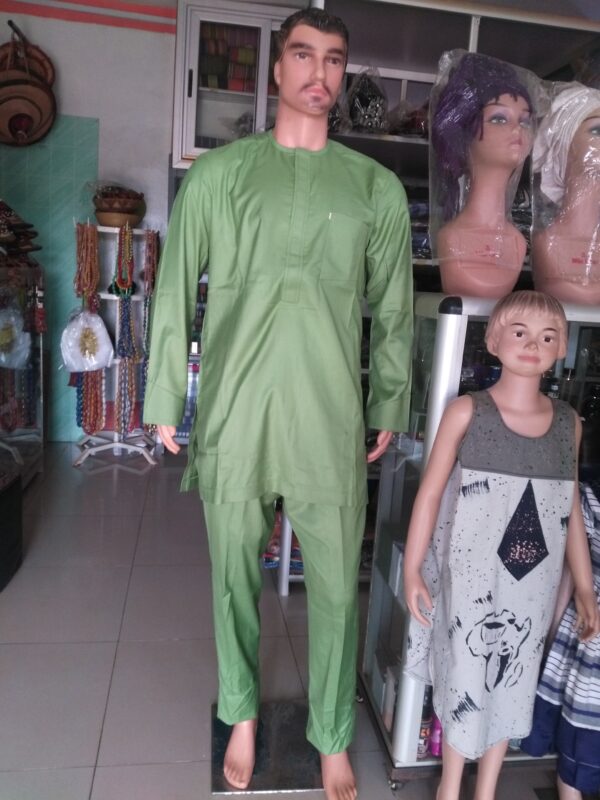 Goodluck en tissu vert