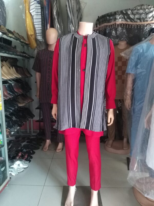 Jacket en pagne tissé